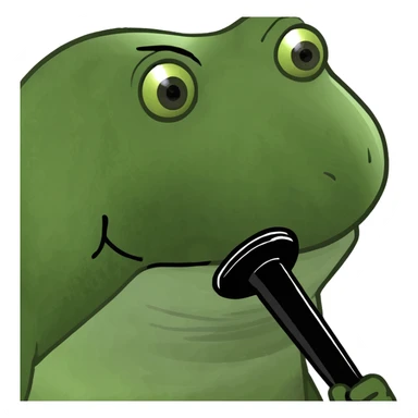 A plunger with black rubber sticker