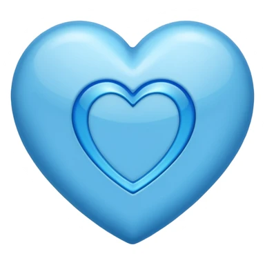 Letter D with a blue heart  sticker