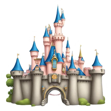 Disneyland Paris castle sticker