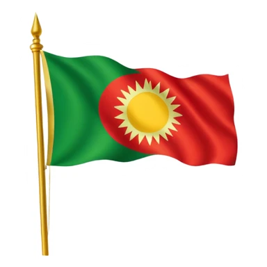 Kurdish flag sticker