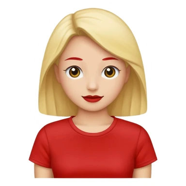 red crop t-shirt sticker