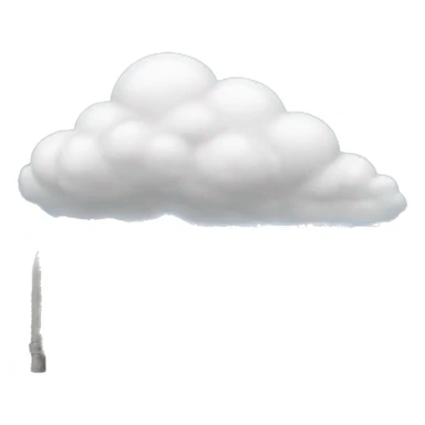 clouds with feet fencing sticker