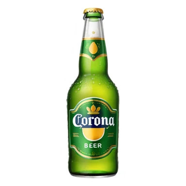 Corona Bier Flasche als emoji sticker