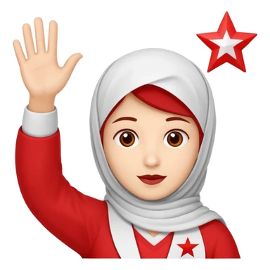 Kuzey kıbrıs bayrağı sticker