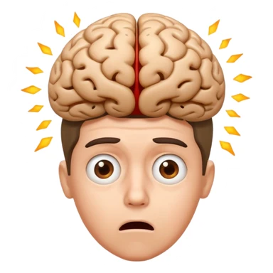 A brain farting sticker