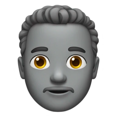 Gigachad with grey skin sticker