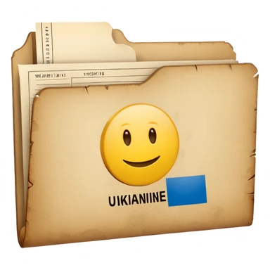 generate ultra realistic top secret file from ukraine sticker
