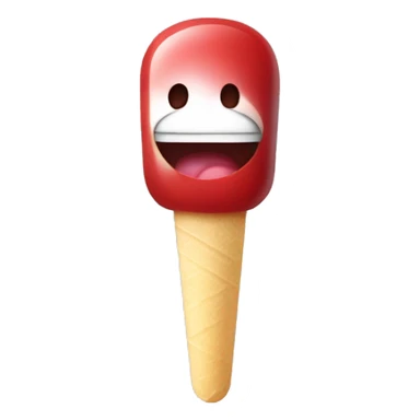 popscicle in mouth sticker