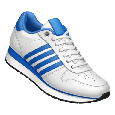 white sports shoes sticker