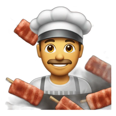 brazilian bbq sticker