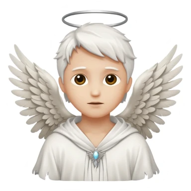 Headless angel sticker