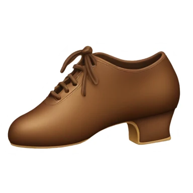 brown ballroom dance one footwear sticker
