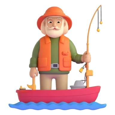 fisherman sticker