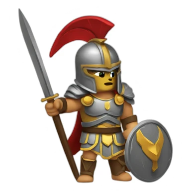 spartan warrior sticker