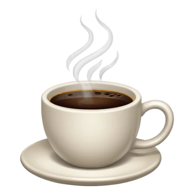 Cup of Black coffee sticker