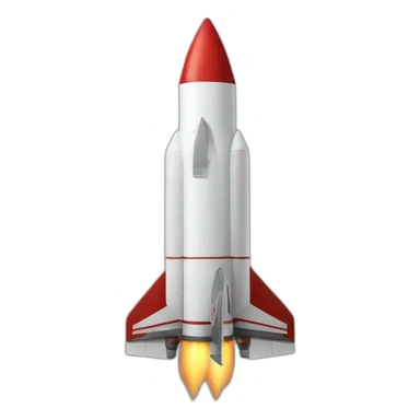 1/2 Rocket heavy sticker