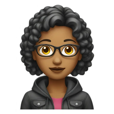 graphic designer female sticker