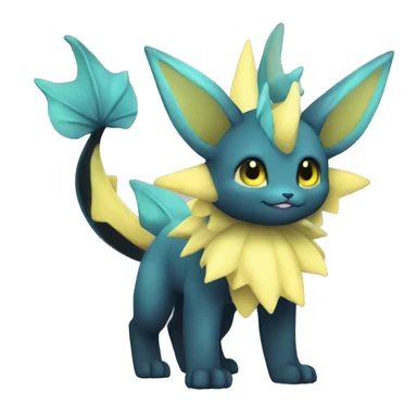 Vaporeon-Umbreon full body sticker