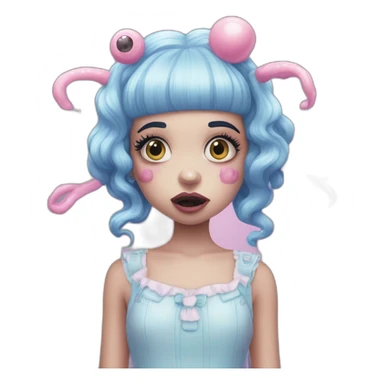 Melanie Martinez portals crybaby alien sticker