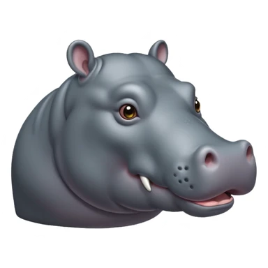 Hippopotamus sticker