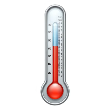 Medical Thermometer for measuring people's temperature sticker