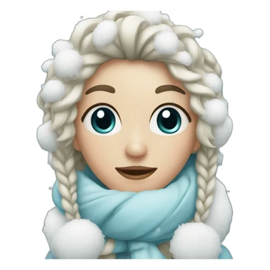 copos de nieve sticker