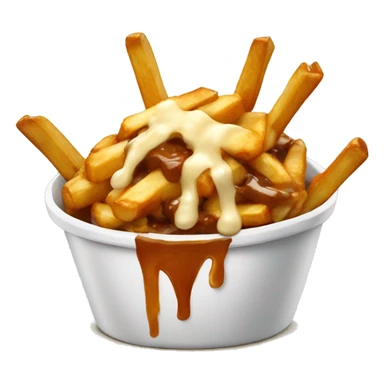 Poutine qui mange une poutine  sticker