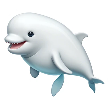 beluga whale plug  sticker