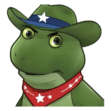 cowboy eyes full of stars sticker