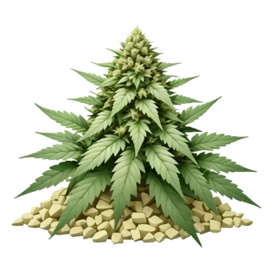 white color marijuana, no color sticker