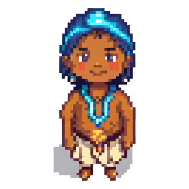 an ugly Indian boy sticker