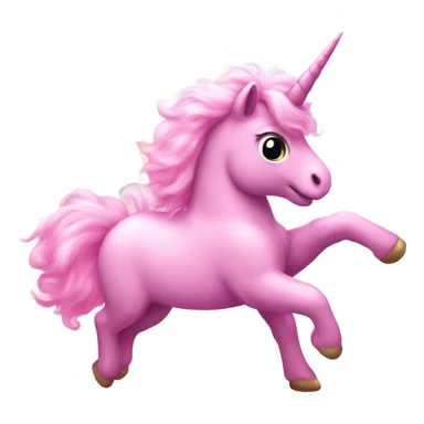 pink fluffy unicorns dancing on rainbows sticker