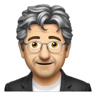 Melenchon avec voile sticker