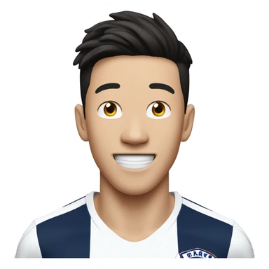 Heung min son celebrating a goak sticker