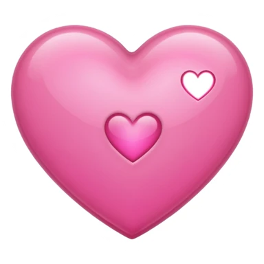 Corazon rosa con la inicial v sticker