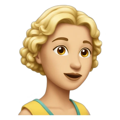 ta mere la chienne sticker