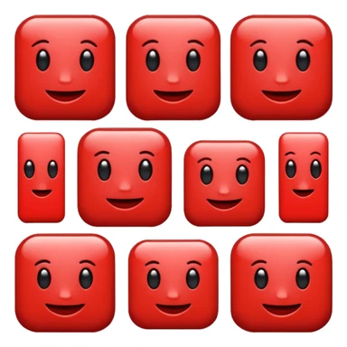 pack of reb emodjis sticker