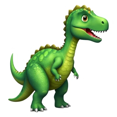 Green Dino  sticker