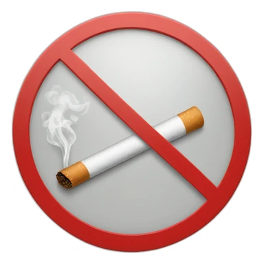 "No Smoking" sign. sticker