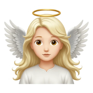 Angel with wings sticker