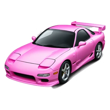 pink rx7 sticker