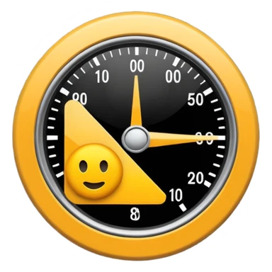 Emoji-style illustration of Speed harmonisation and hazard warning system, flat vector look, bold outlines, minimal details, no background. sticker