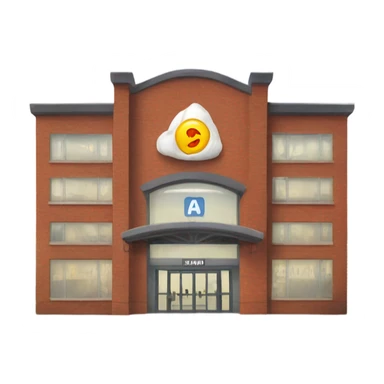 gym building with gym written on it sticker