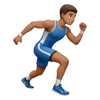 person climbing stairs sticker