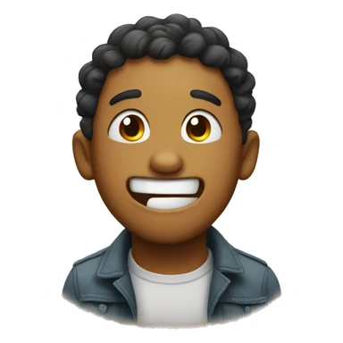 Laughing with tears sticker