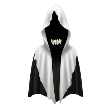 ghostface from scream movie black cloak  sticker