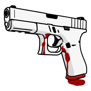 blood on my glock sticker