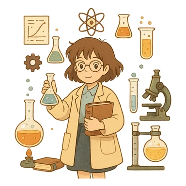 science theme sticker