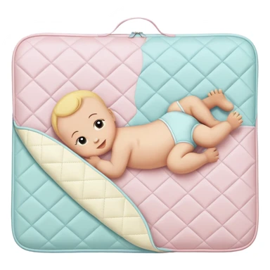 Baby changing mat sticker