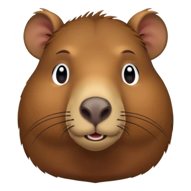 Capyvara com cara de deboche  sticker
